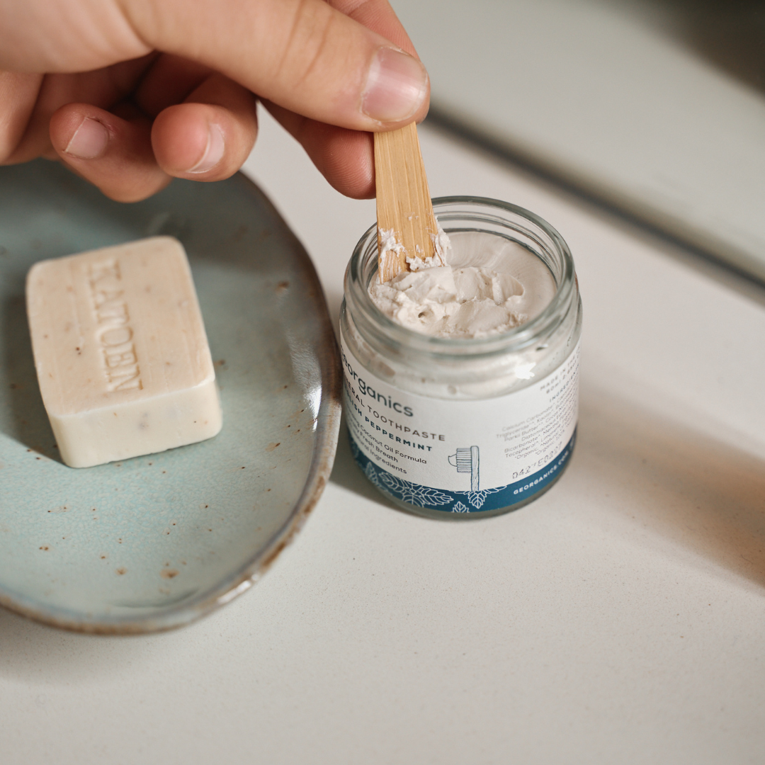 Natural Fluoride Free Toothpaste - English Peppermint