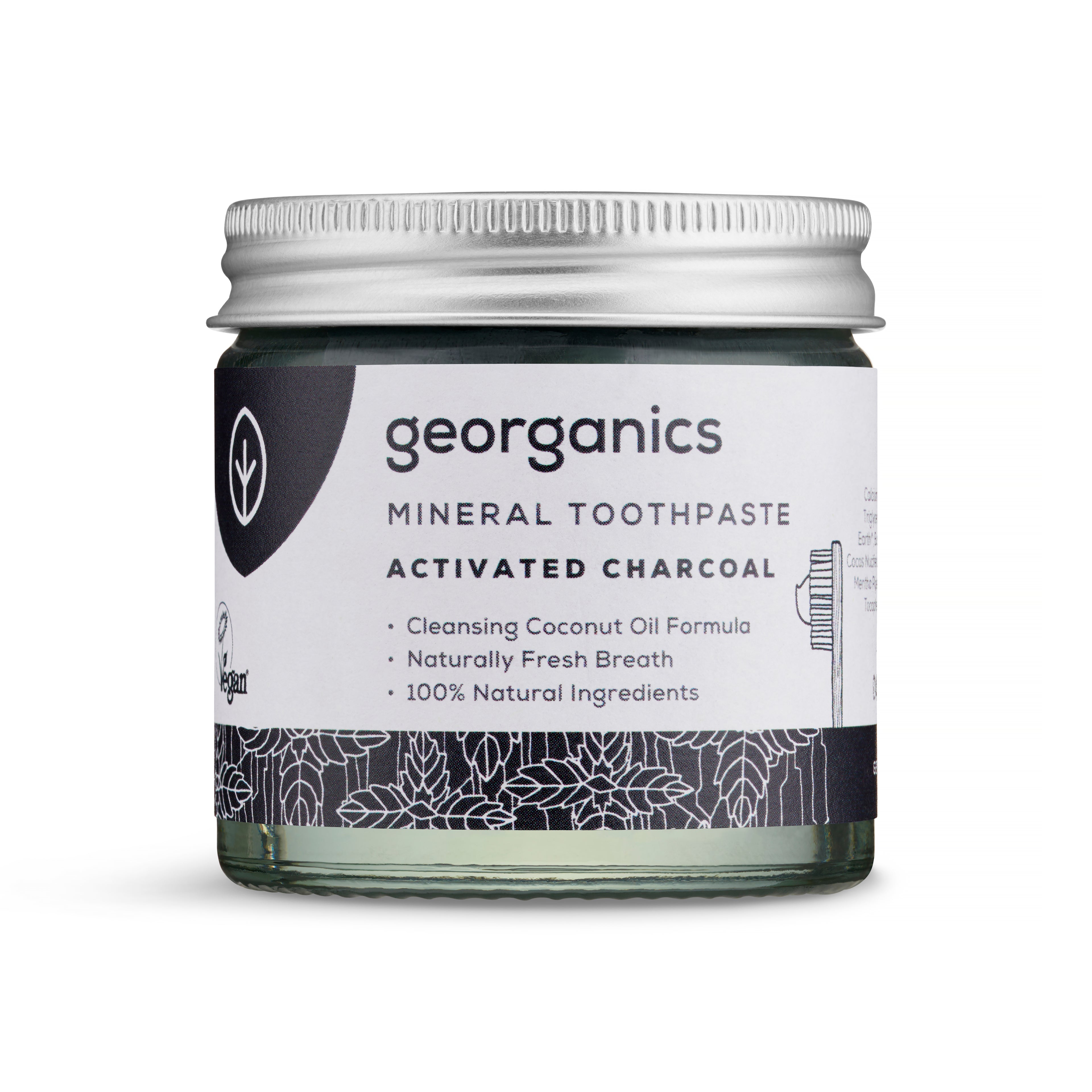 Natural Fluoride Free Toothpaste - Activated Charcoal