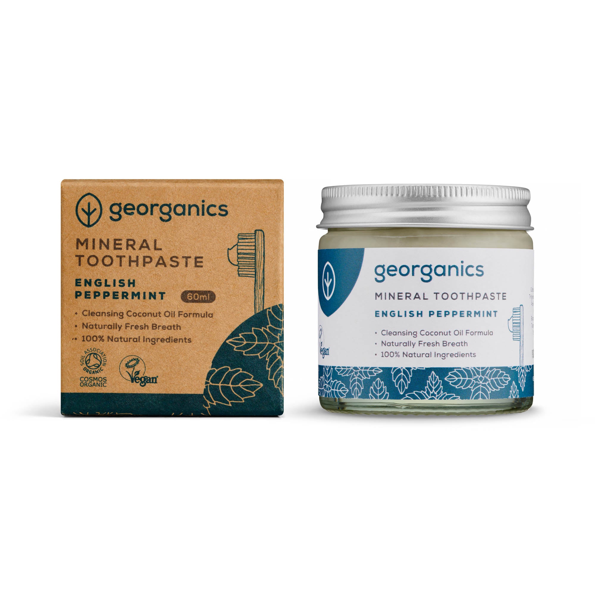 Natural Fluoride Free Toothpaste - English Peppermint