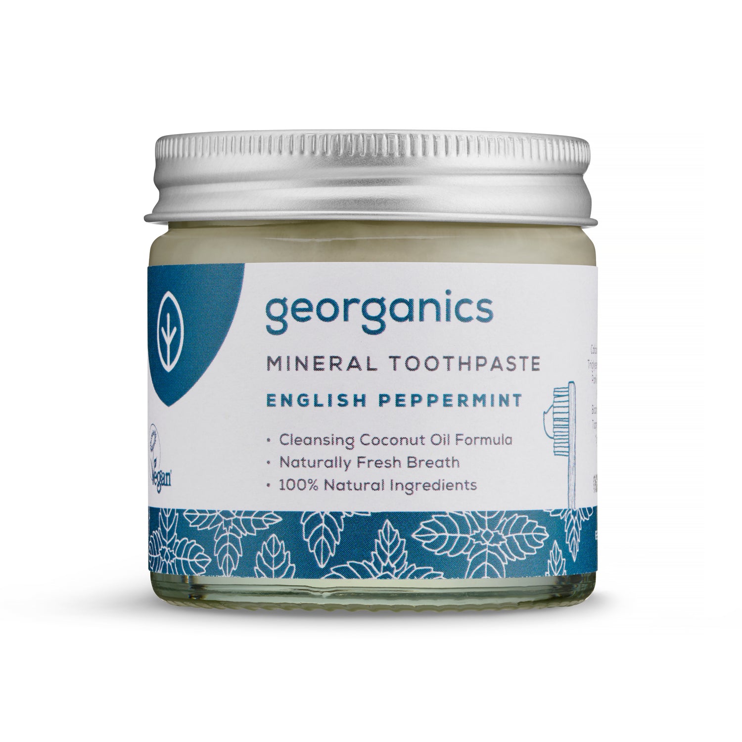 Natural Fluoride Free Toothpaste - English Peppermint