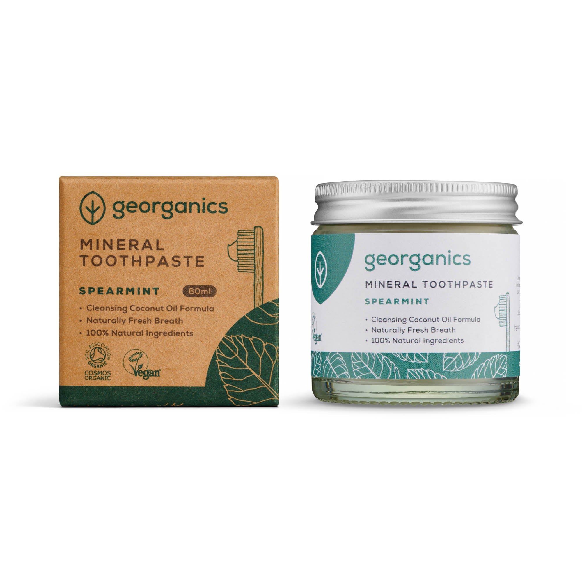 Natural Fluoride Free Toothpaste - Spearmint
