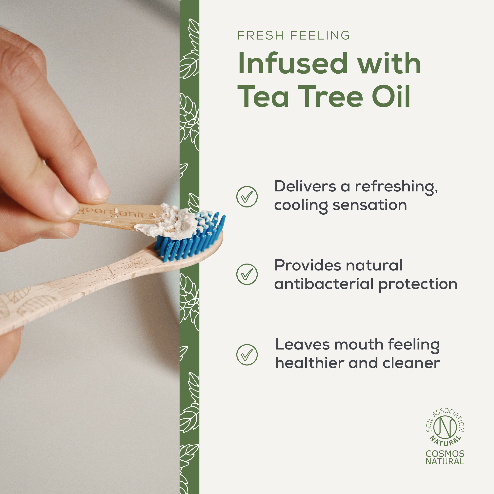 Natural Fluoride Free Toothpaste - Tea Tree