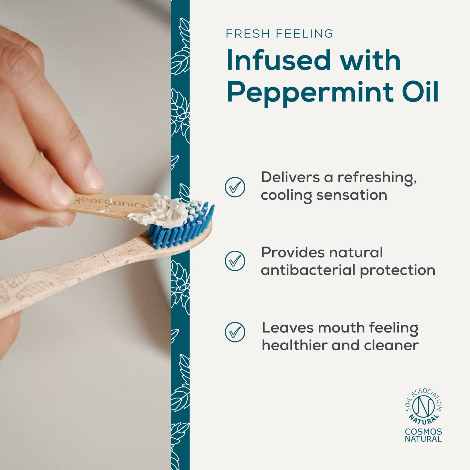 Natural Fluoride Free Toothpaste - English Peppermint