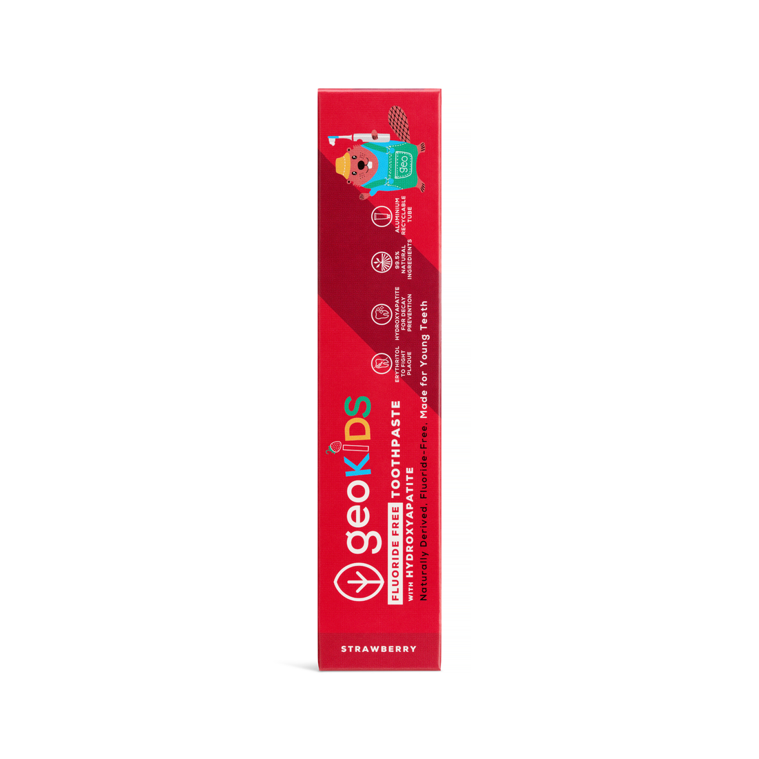 Kids Toothpaste - Strawberry - Fluoride-Free