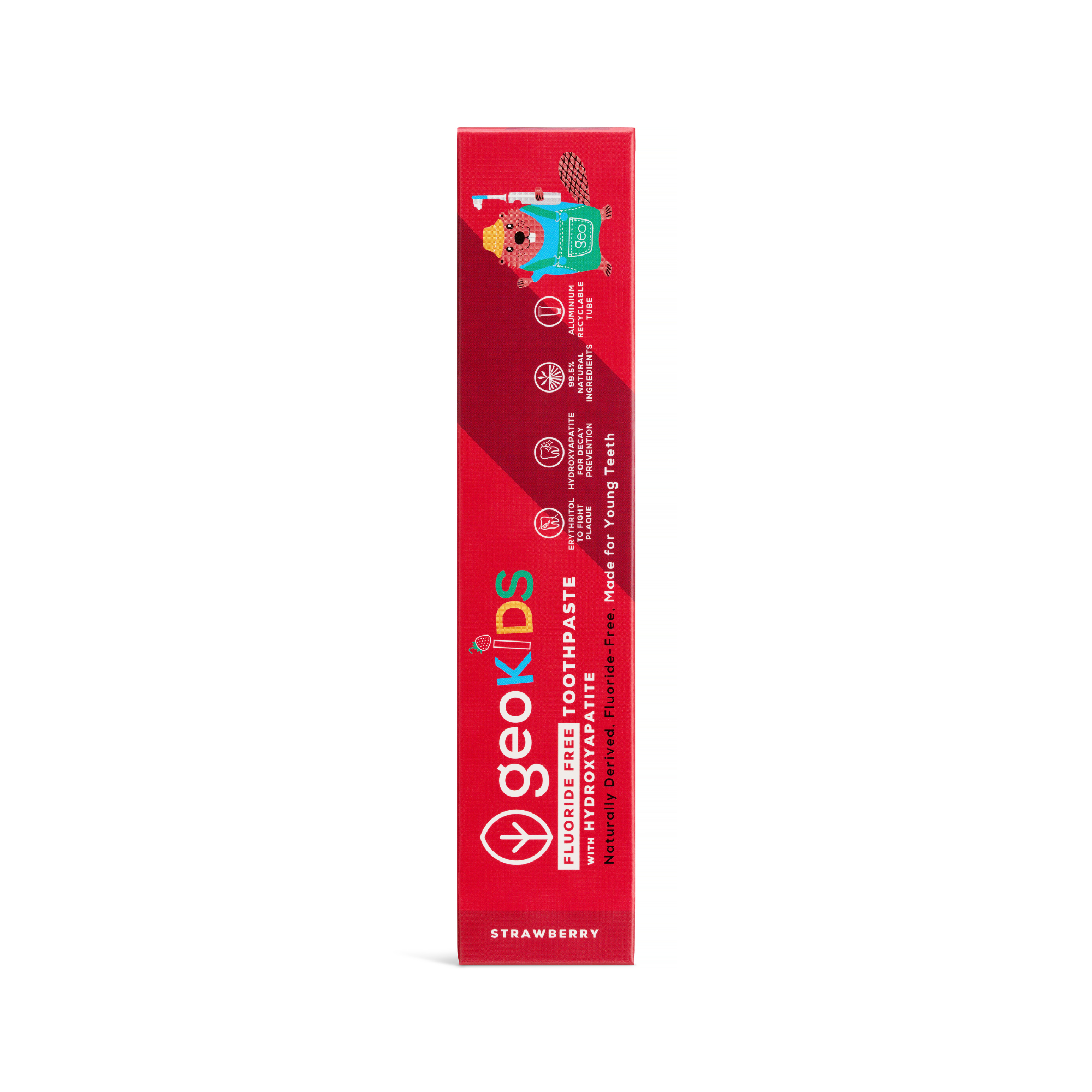 Kids Toothpaste - Strawberry - Fluoride-Free