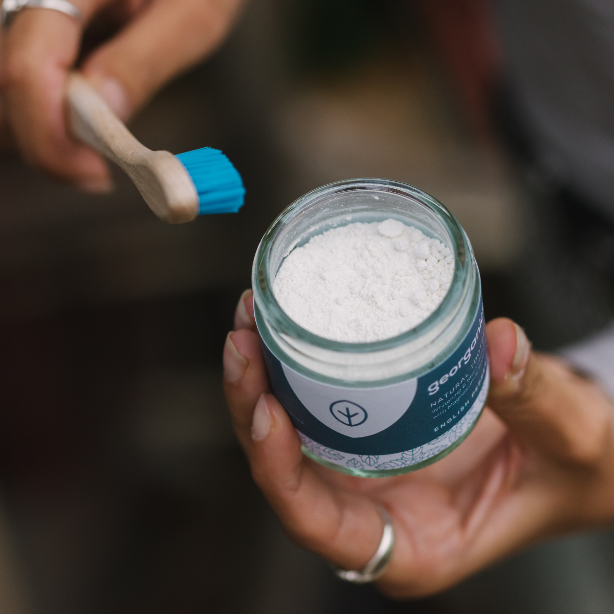 Whitening Mineral Toothpaste Powder - English Peppermint