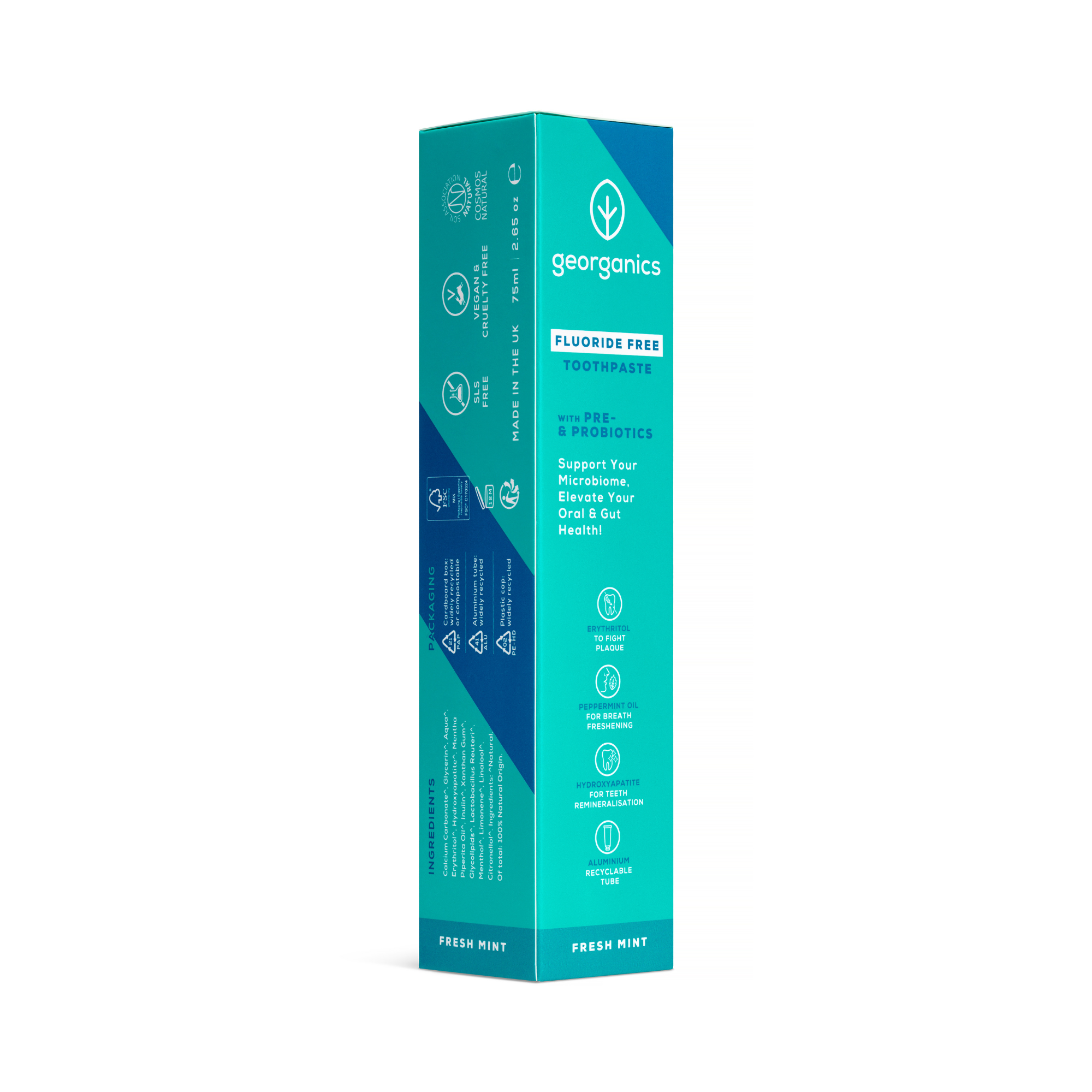 NEW - Prebiotics & Probiotics Toothpaste - Fluoride Free