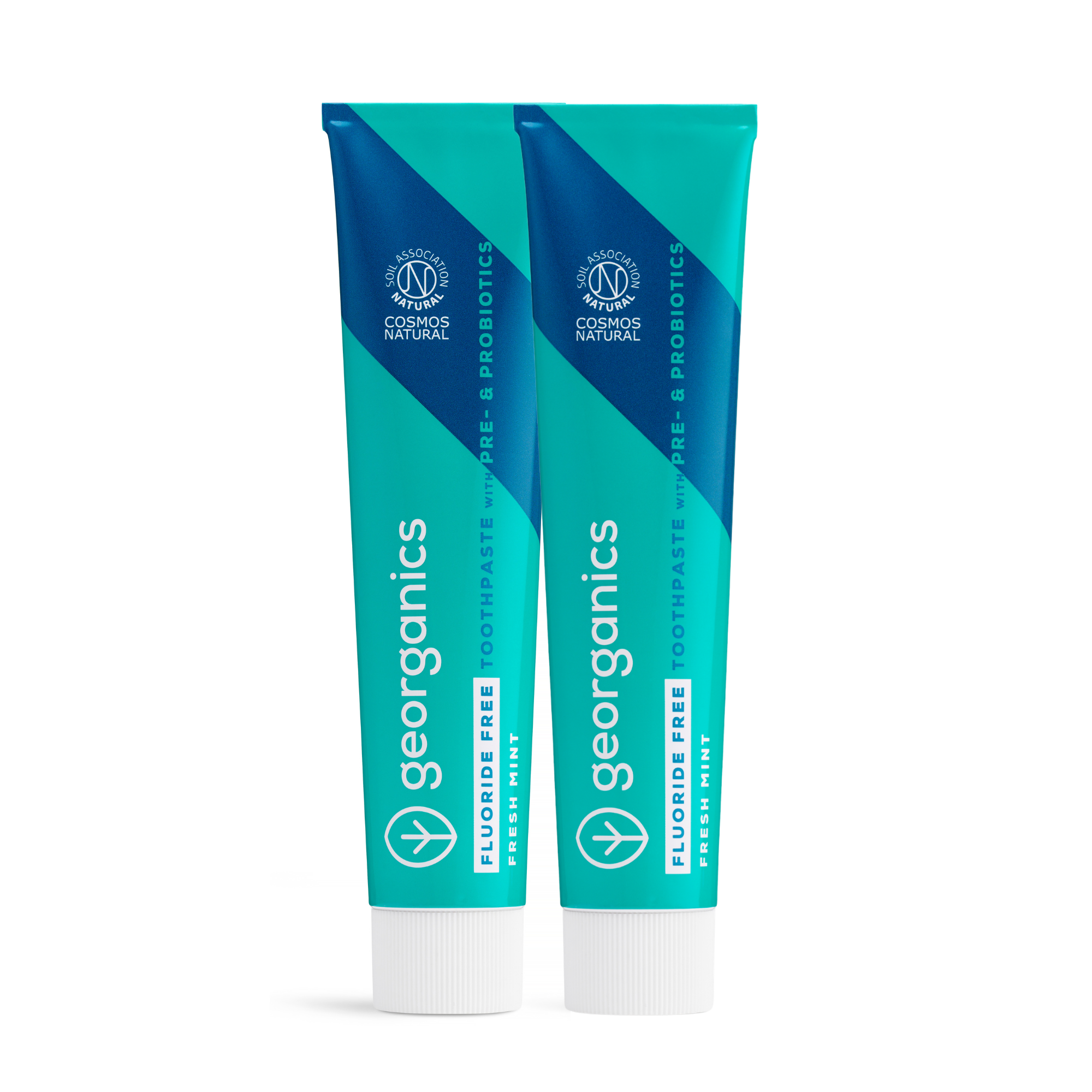 x2 BUNDLE - Prebiotics & Probiotics with Hydroxyapatite Toothpaste - Fluoride Free