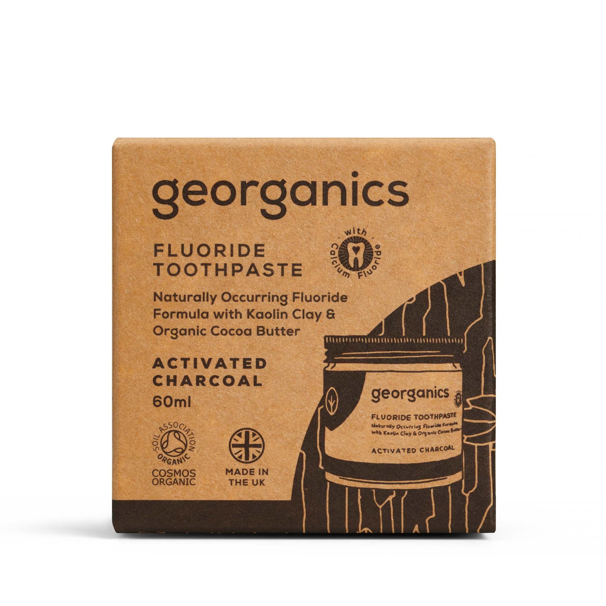 Natural Fluoride Toothpaste - Activated Charcoal