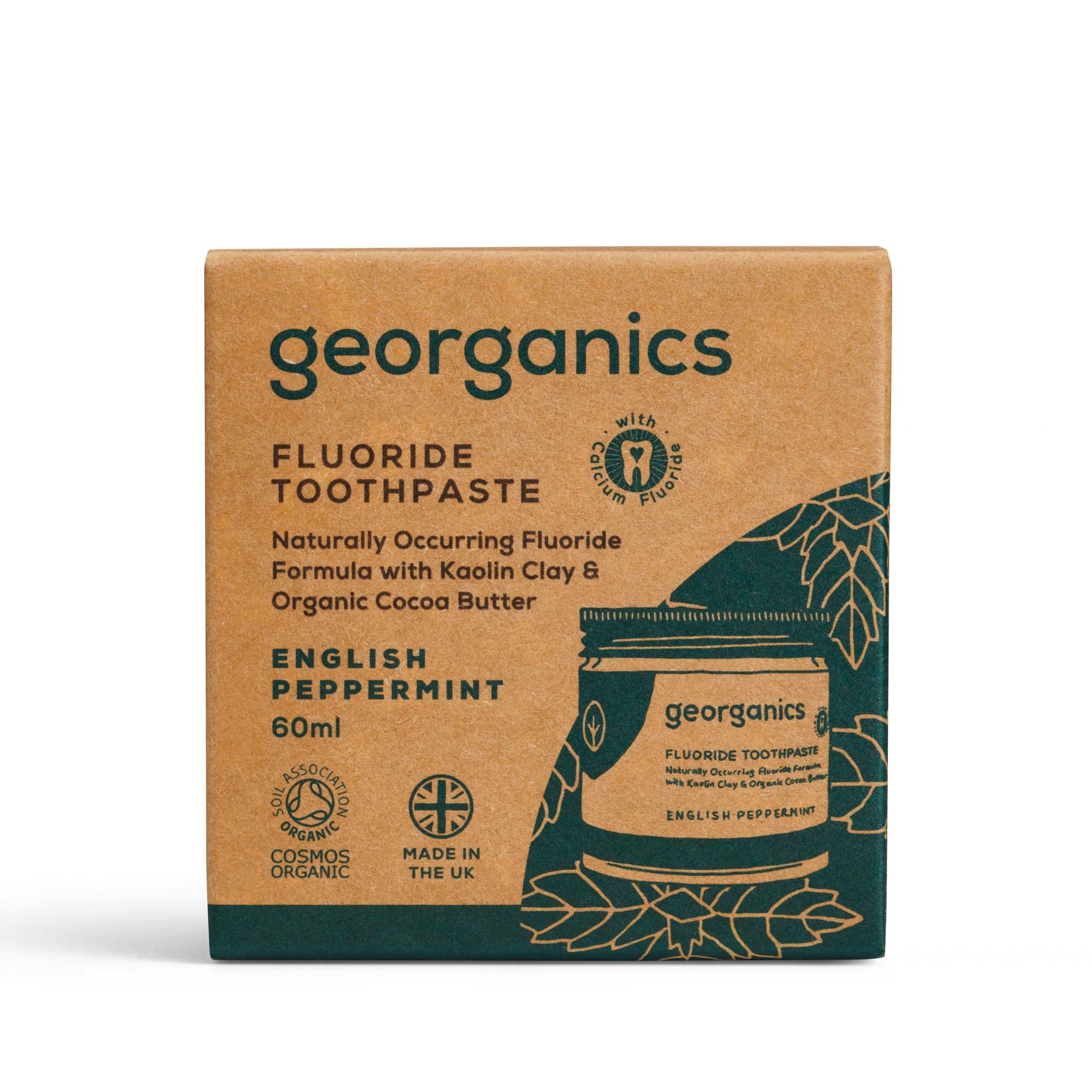 Natural Fluoride Toothpaste - English Peppermint