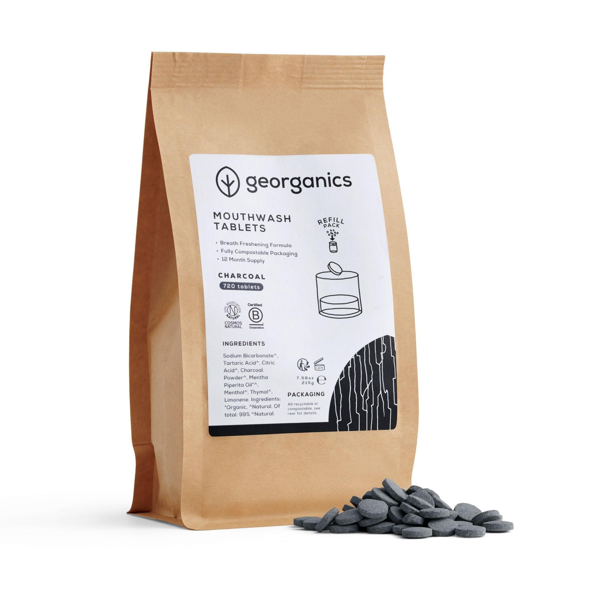 Mouthwash Tablets Refill - Charcoal