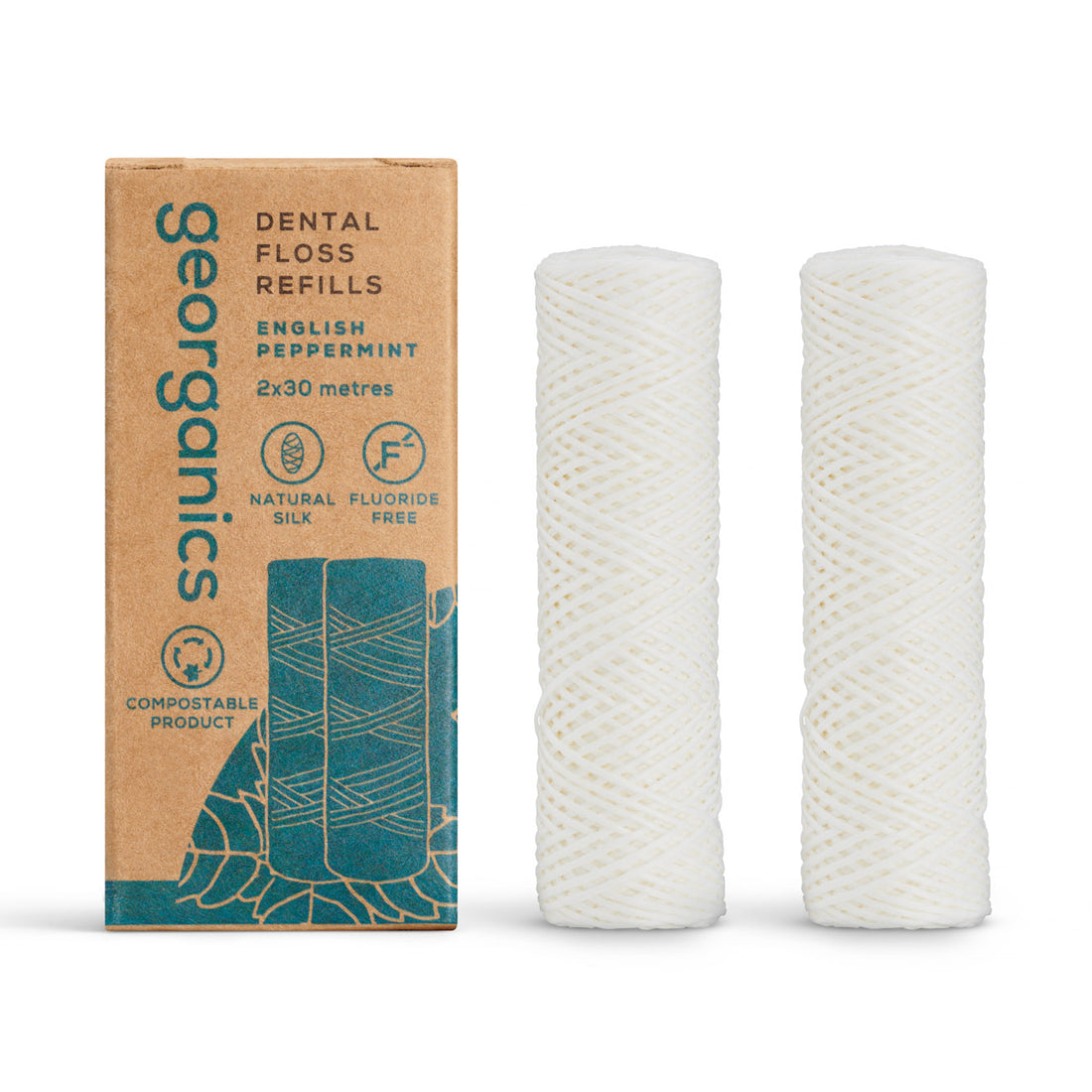 NEW Plastic Free Floss Refill - English Peppermint