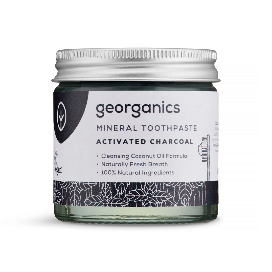 Natural Fluoride Free Toothpaste - Activated Charcoal