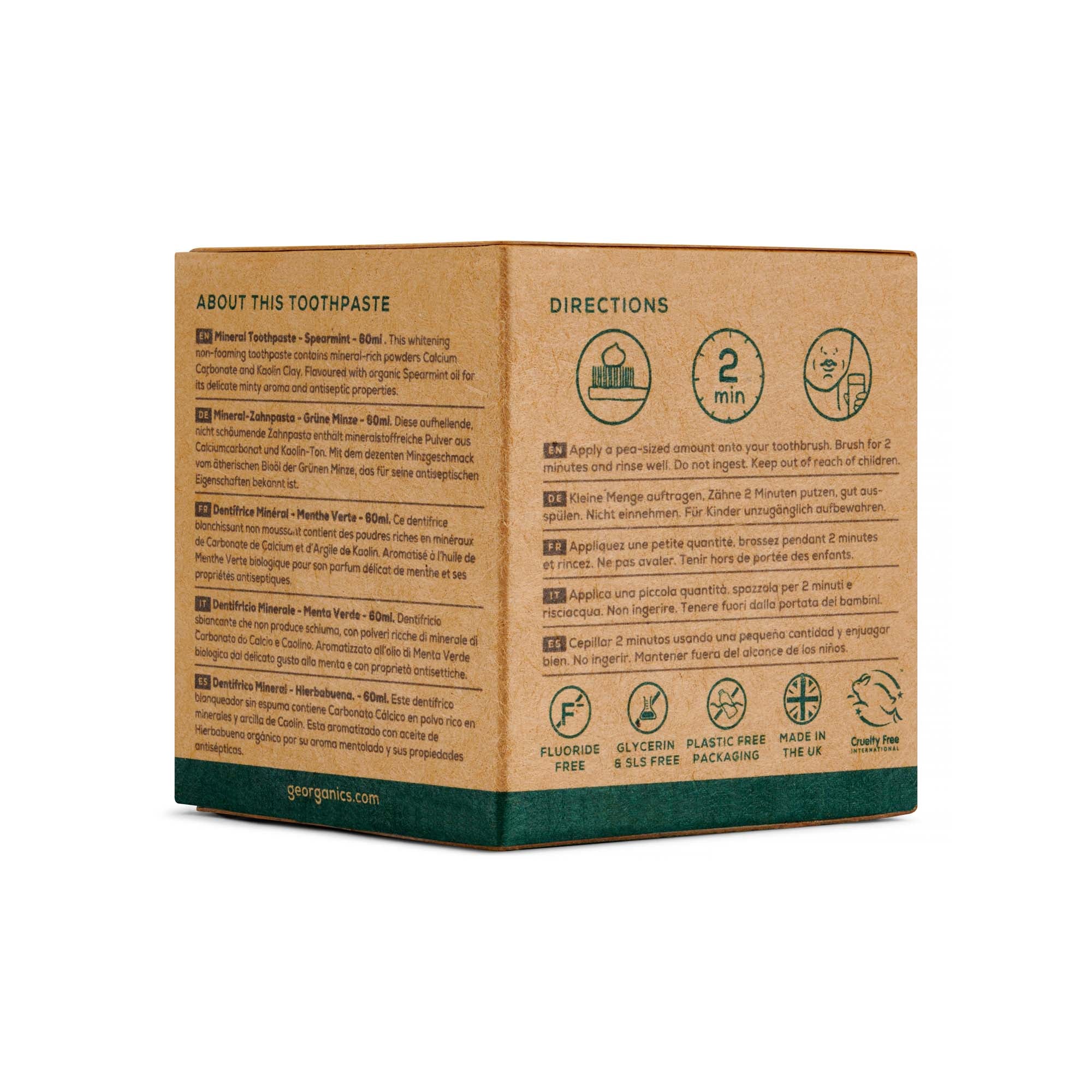 Fluoride Free Toothpaste