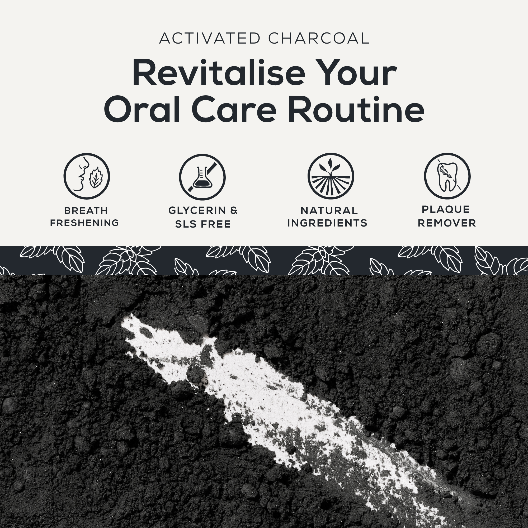 Natural Fluoride Toothpaste - Activated Charcoal