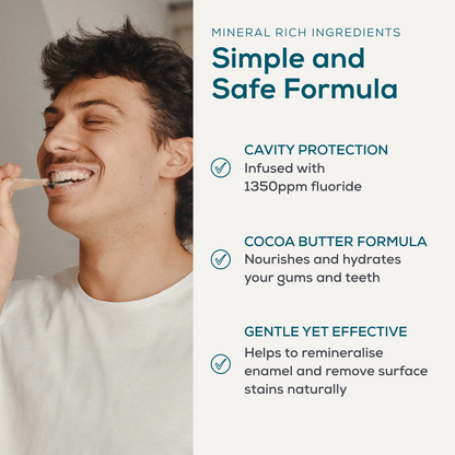 Natural Fluoride Toothpaste - English Peppermint