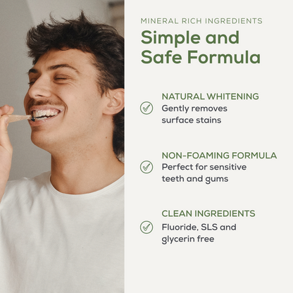 Whitening Mineral Toothpaste Powder - Tea Tree