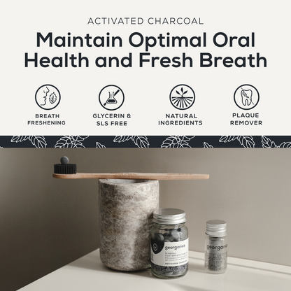 Natural Toothpaste Tablets - Activated Charcoal