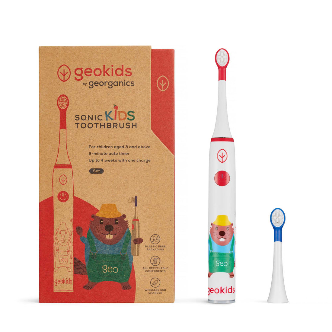 NEW - Sonic Toothbrush Set for Kids