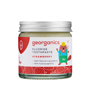 NEW Kids Fluoride Toothpaste - Strawberry with HYDROXYAPATITE