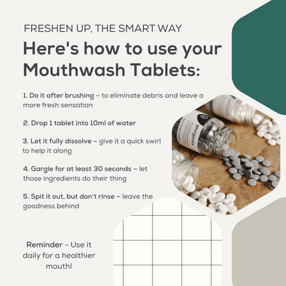 How to use Mouthwash Tablets