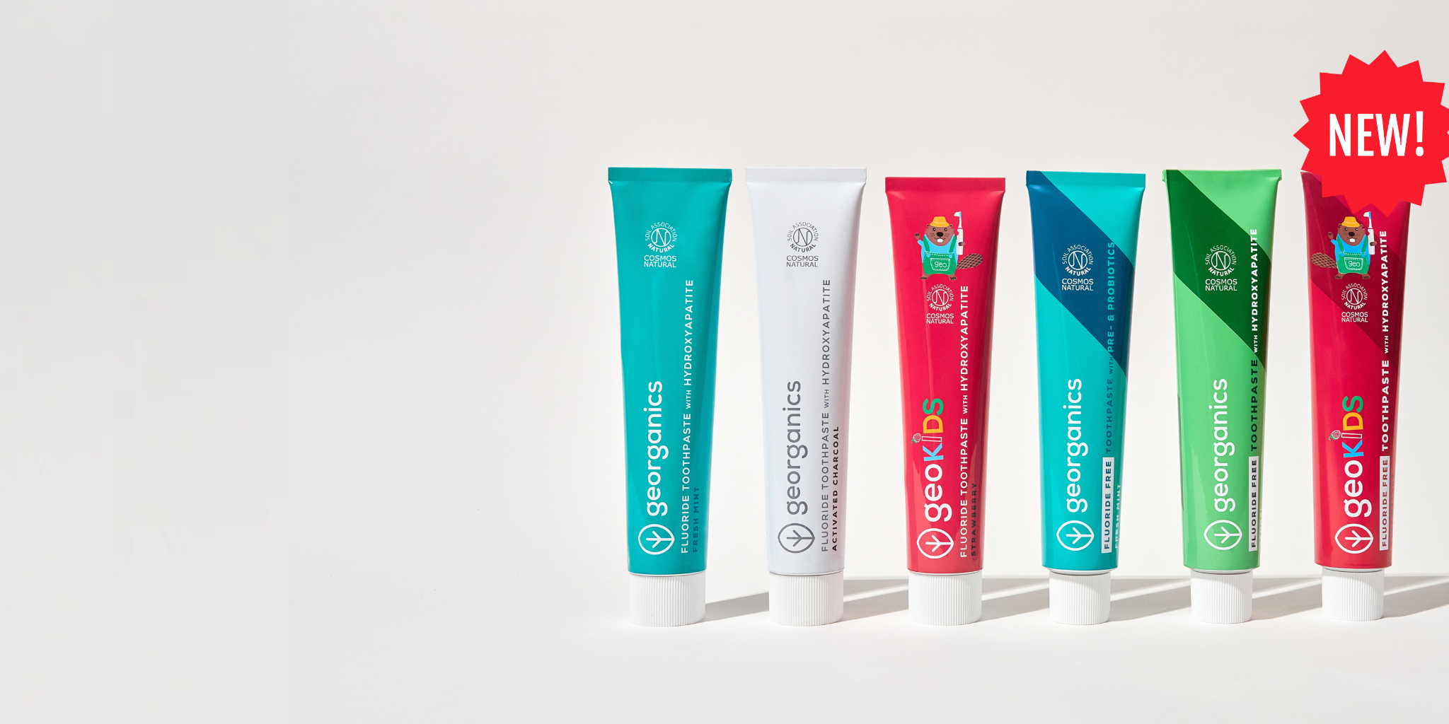 New - fluoride-free - toothpaste