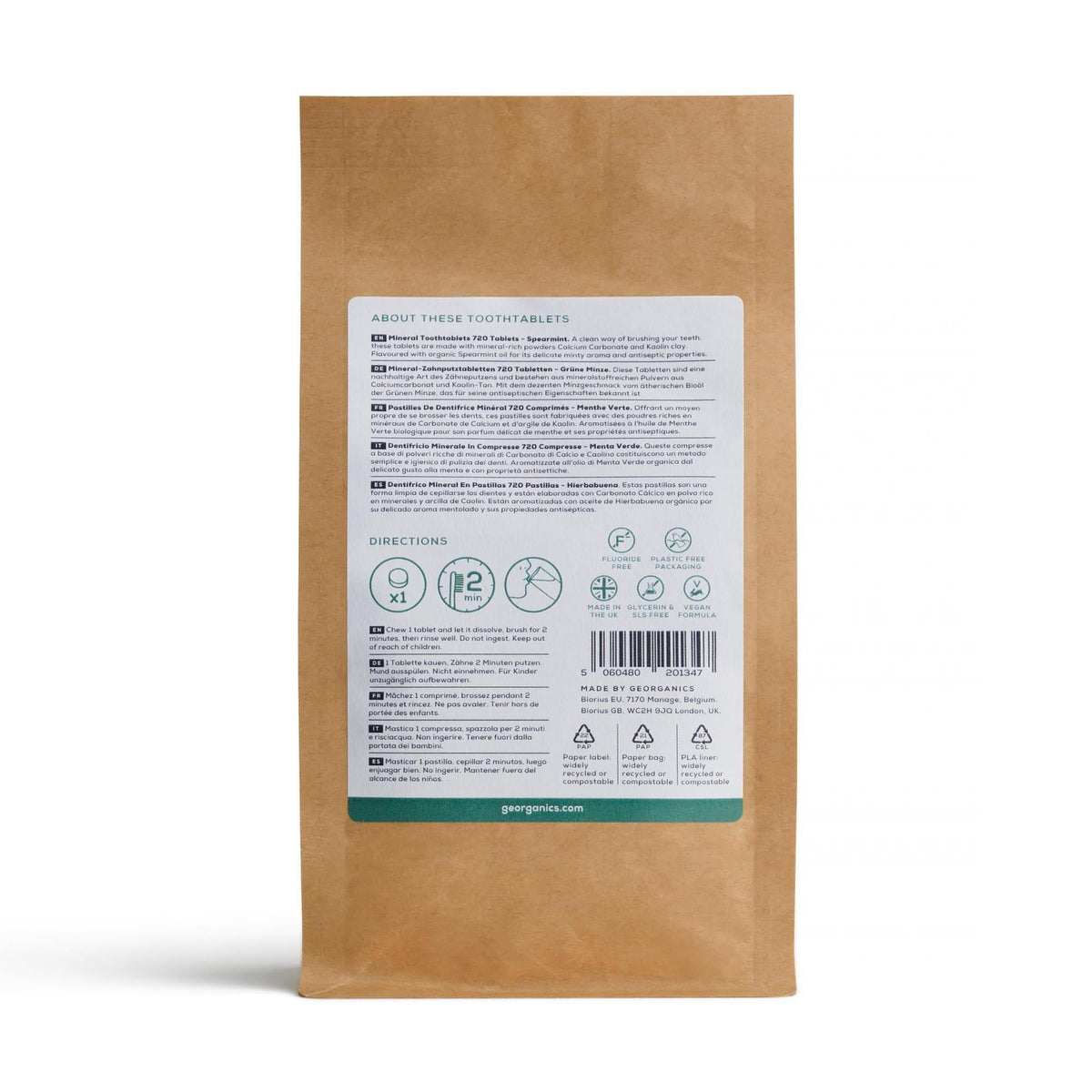 Mineral Toothtablets Refill - Spearmint